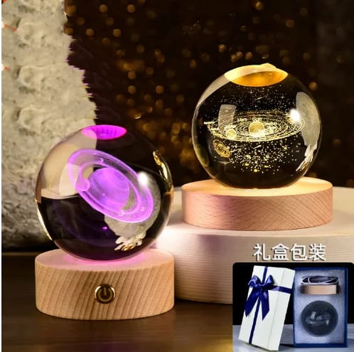 Galaxy Crystal Ball Night Light